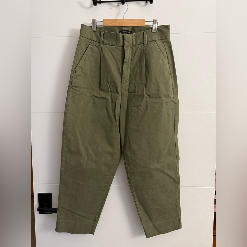 Banana Republic Green Chinos